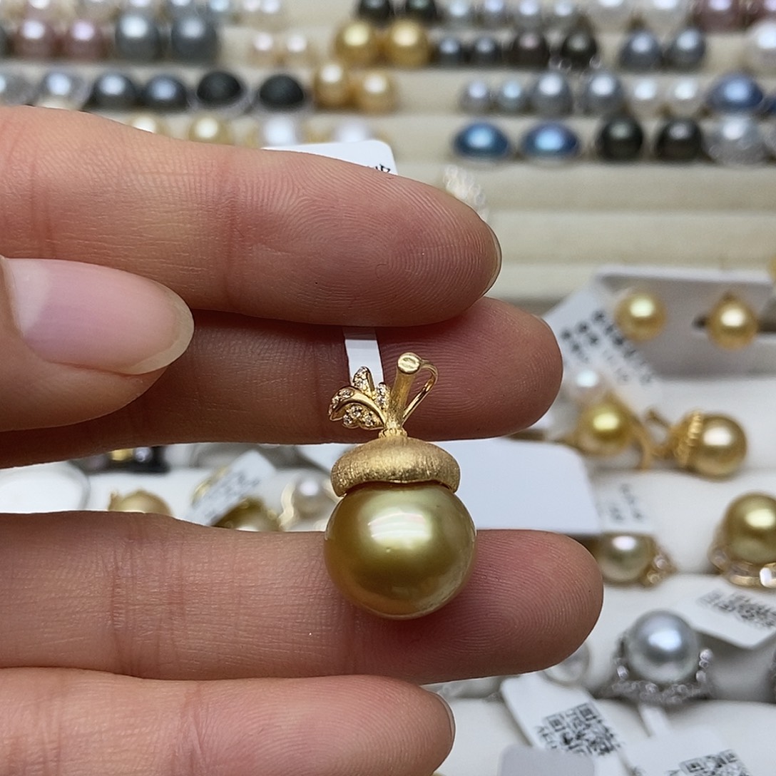 颈饰海水珍珠银S925镶嵌D0076