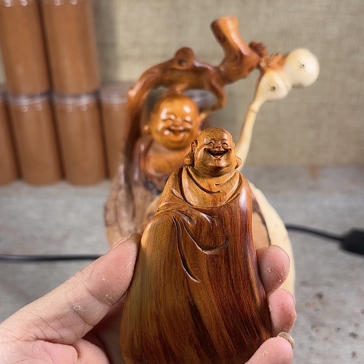 成***禅崖柏崖柏雕刻乐乐