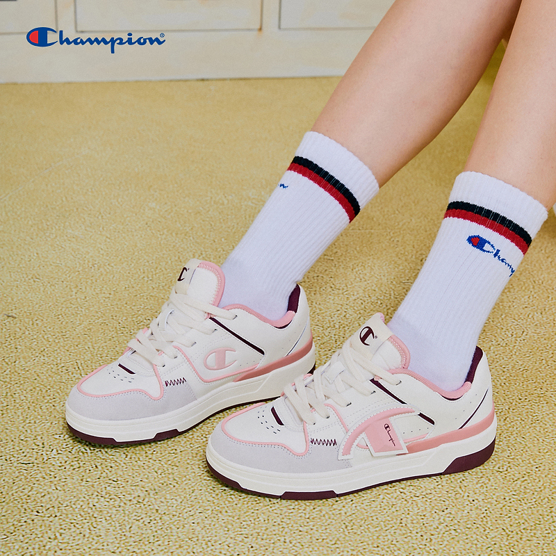 Champion冠军Preppy Skate板鞋低帮男女同款时尚百搭U4CFCTM11
