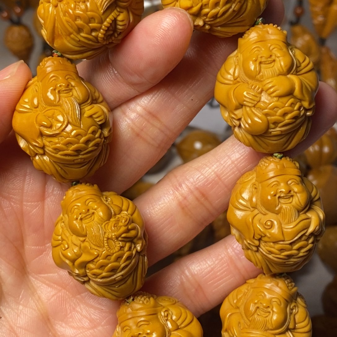 橄榄核手串/手链潇*八大财神