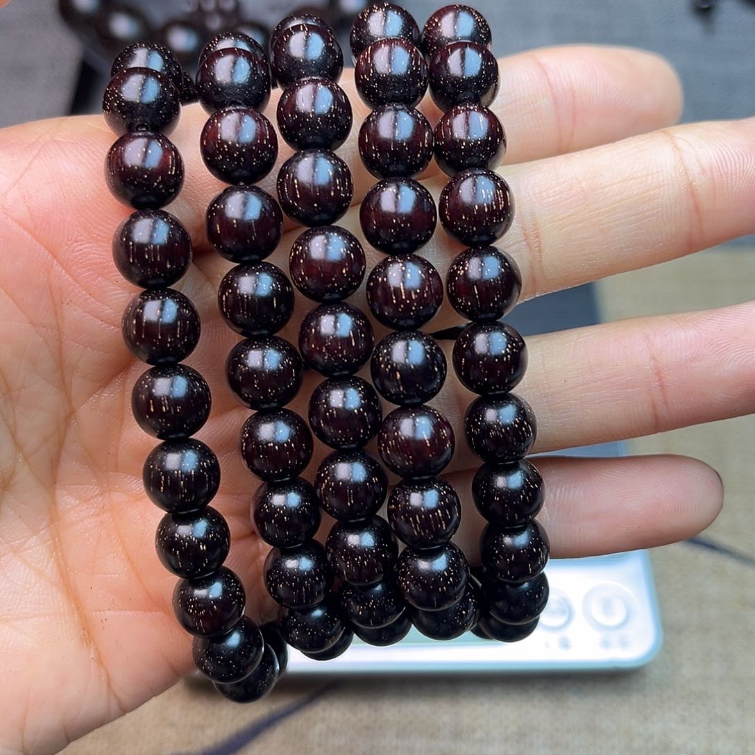 檀香紫檀（小叶紫檀）0.8.108多圈手串