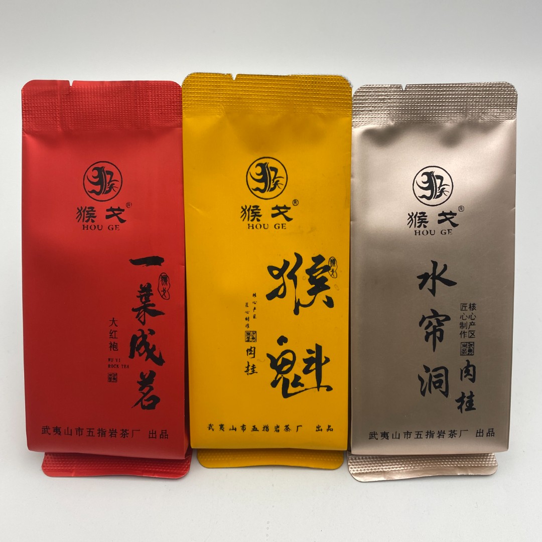 猴戈新人试喝三泡套装大红袍水仙肉桂随机组合