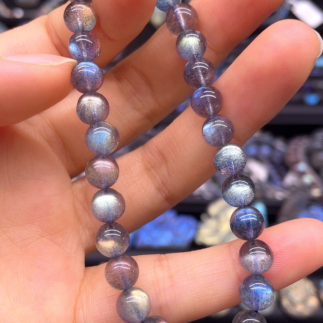 手串未镶嵌长石6.8左右