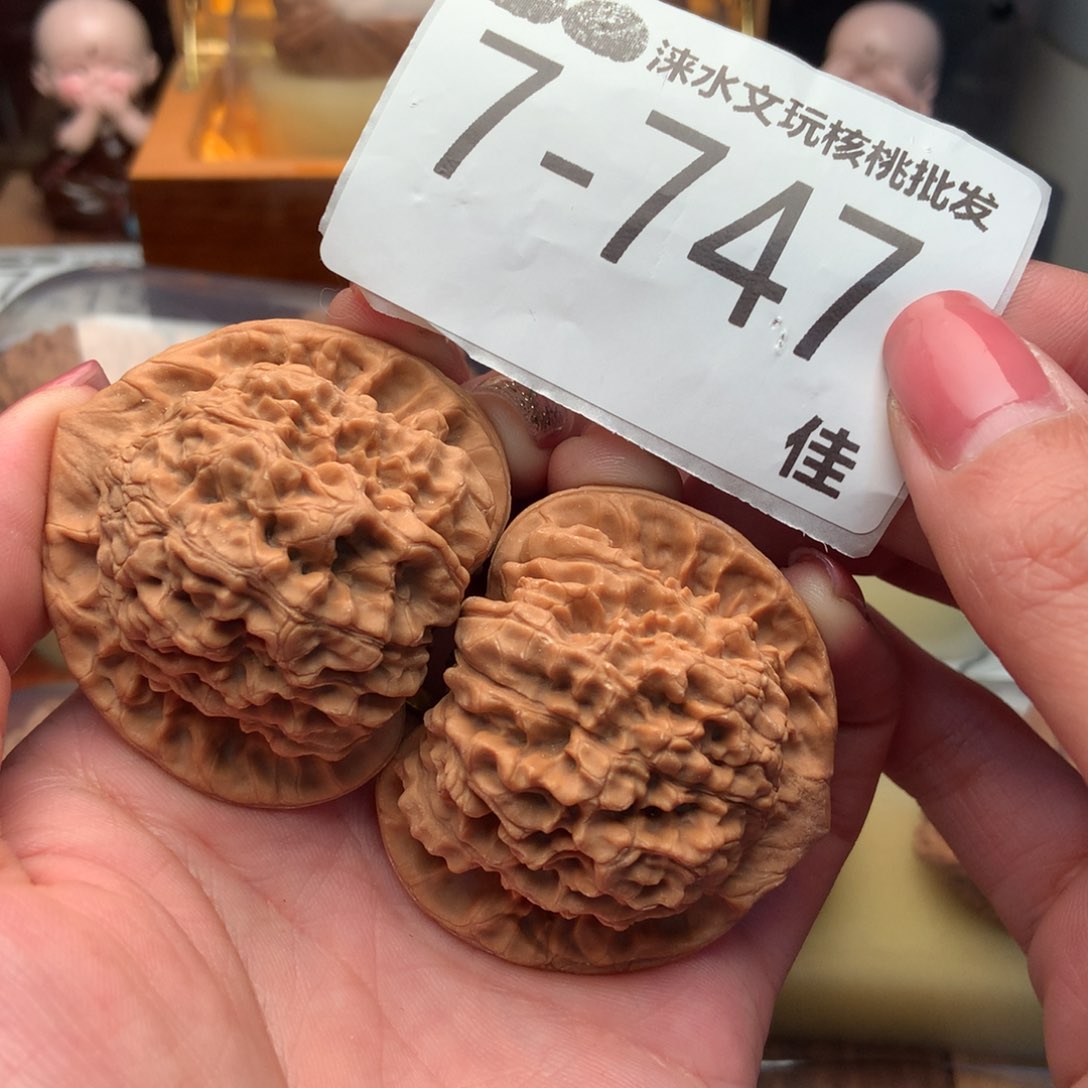 文玩核桃把件47官帽