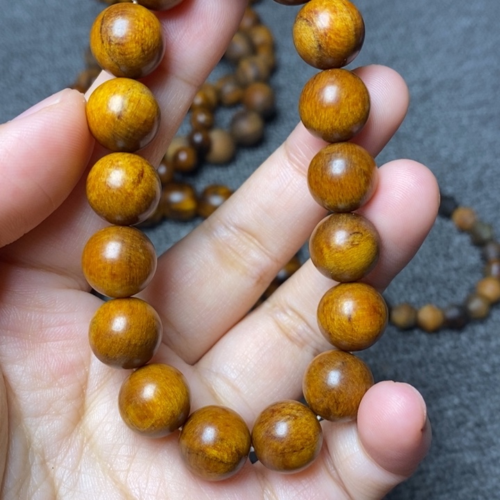 贡木手串印贡1.2圆珠