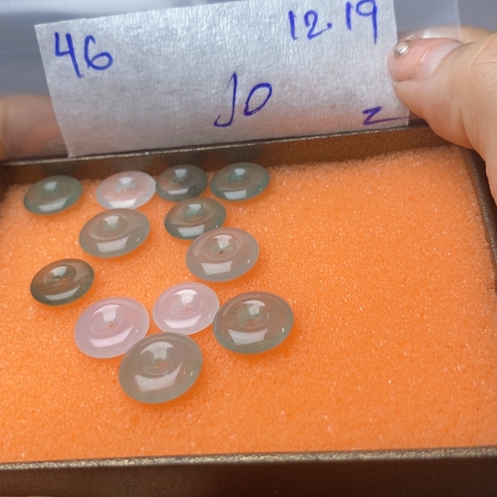 爱***翠定制翡翠未镶嵌不退