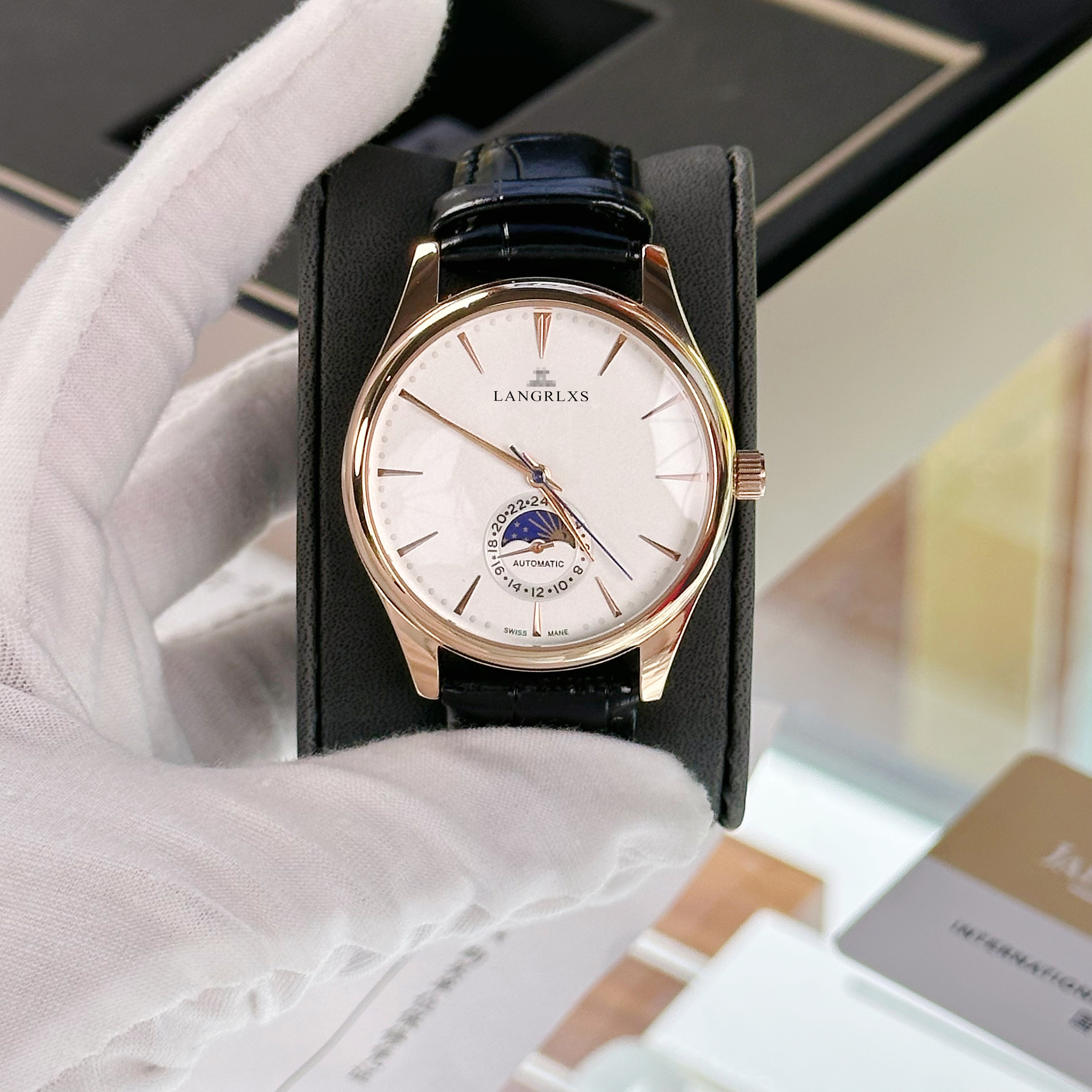 月相款误差1-2秒！保证外观厚度重量一致近口机高版本防水LANGRLXS