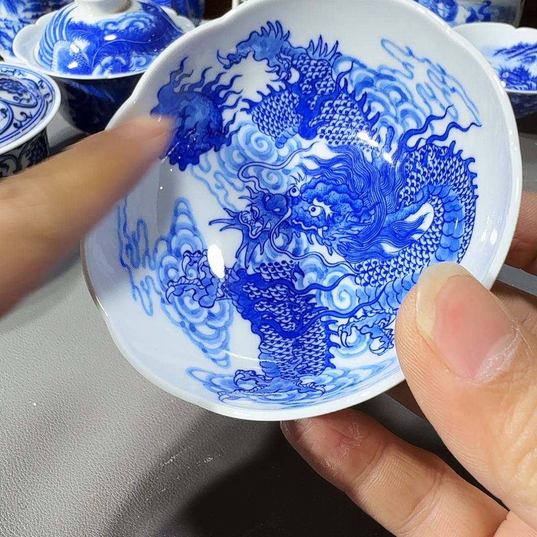 泥塑主人杯手工手绘