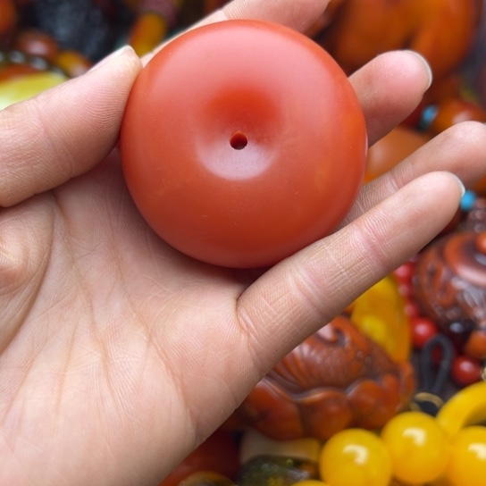 琥珀（花珀）手串未镶嵌蜜蜡