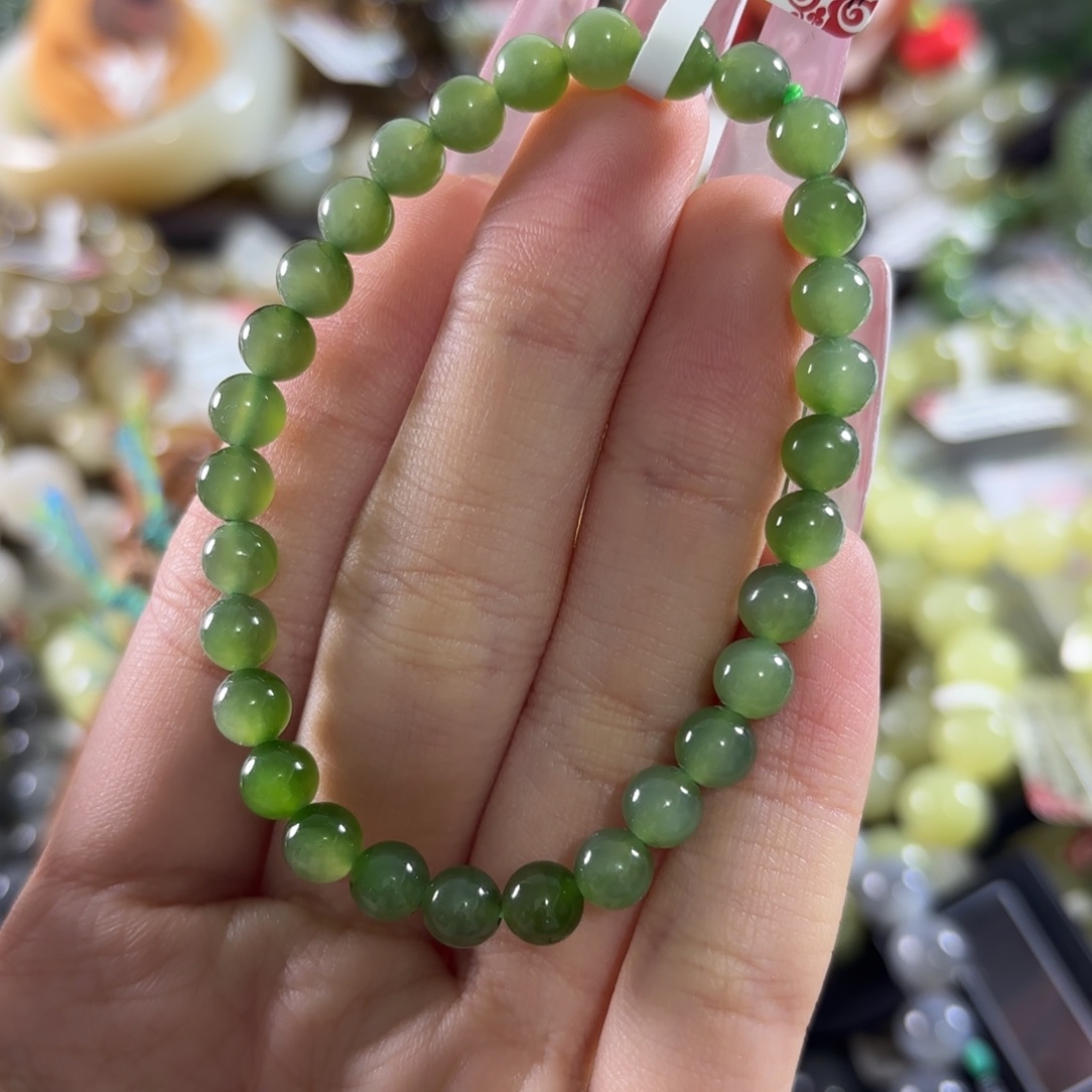 和田玉未镶嵌手链468