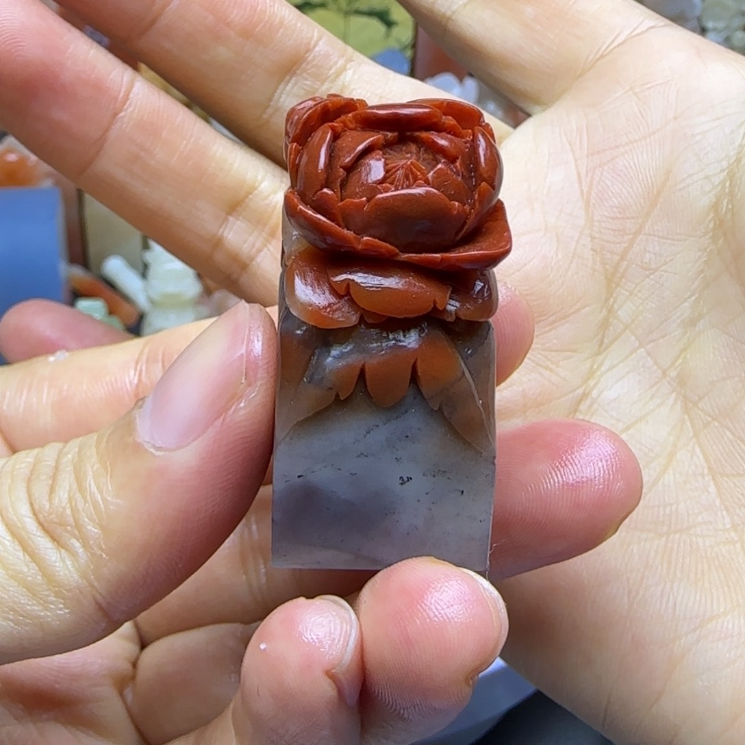 老挝印石牡丹2.0/2.0