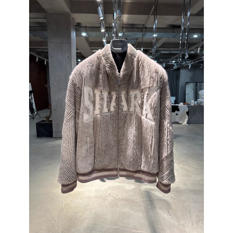 LA CALIFFA 哥本哈根 紫标小母貂 魅力富帅感修身版男士皮草