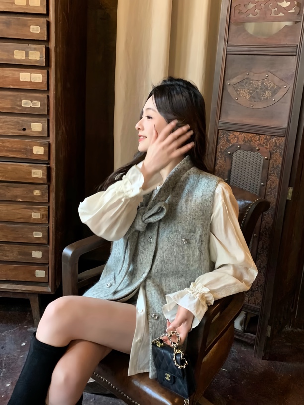 【古德兰】2025早春新款/千金感高定香风套装 气质百搭精致复古 