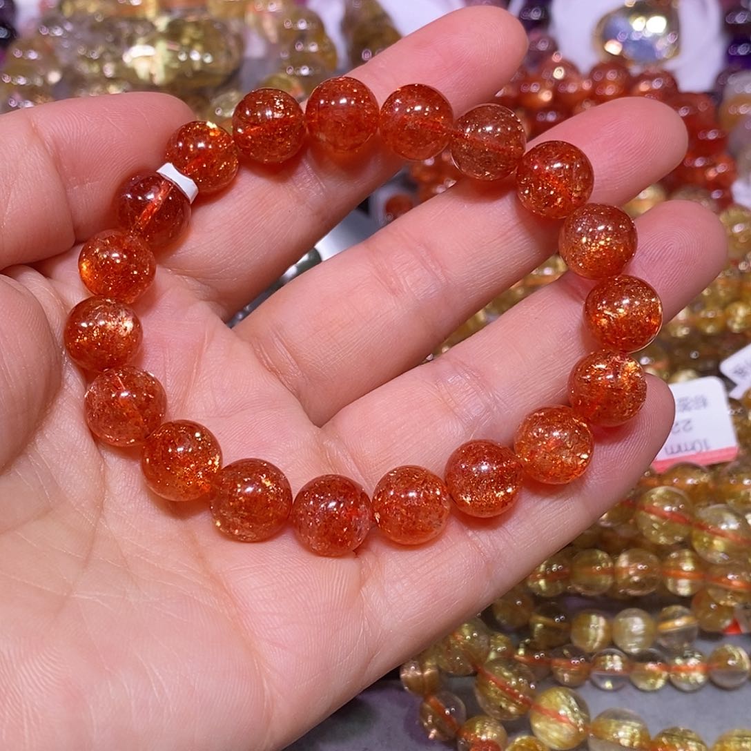 未镶嵌手链日光石金太阳10.8