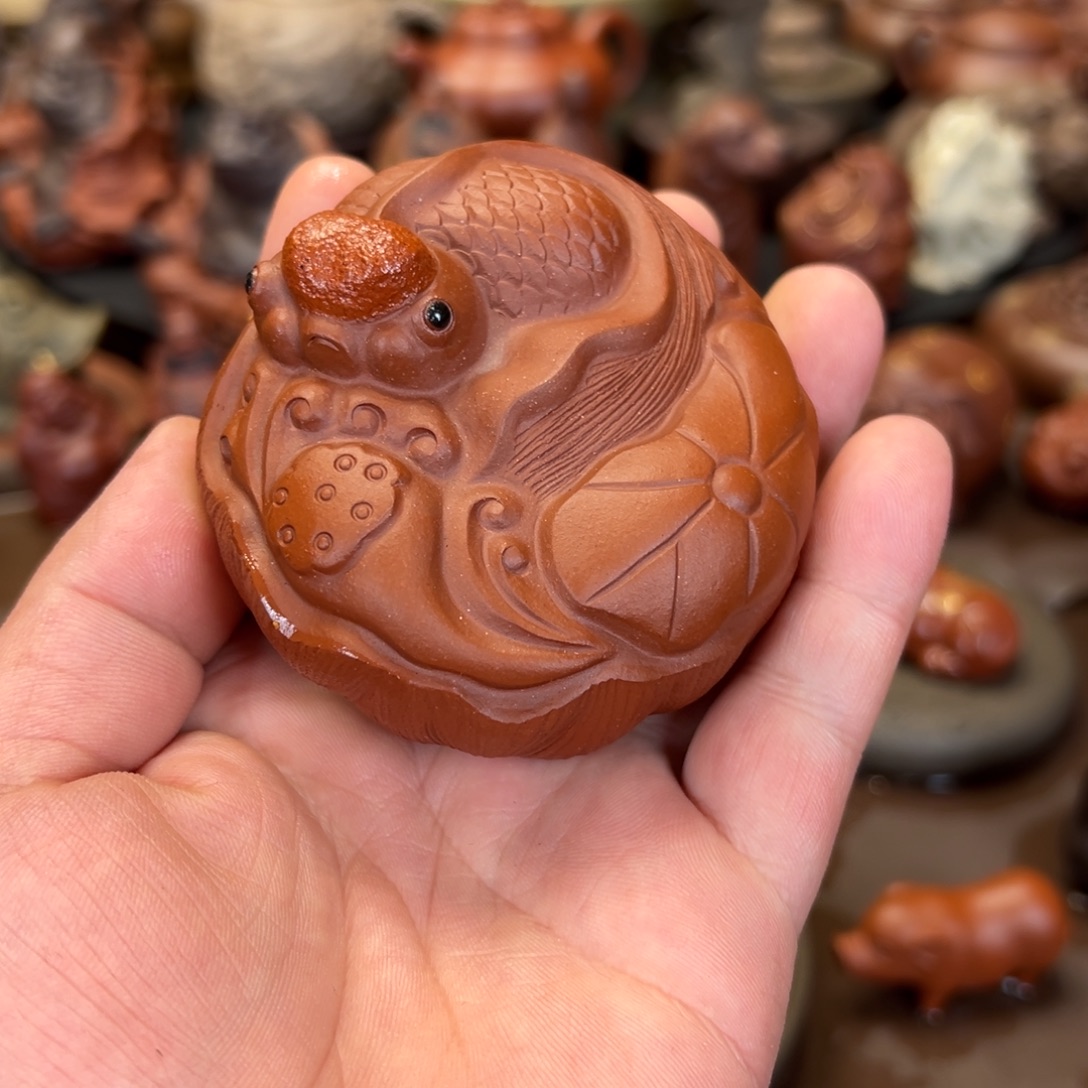 茶宠紫砂紫砂茶宠 微瑕