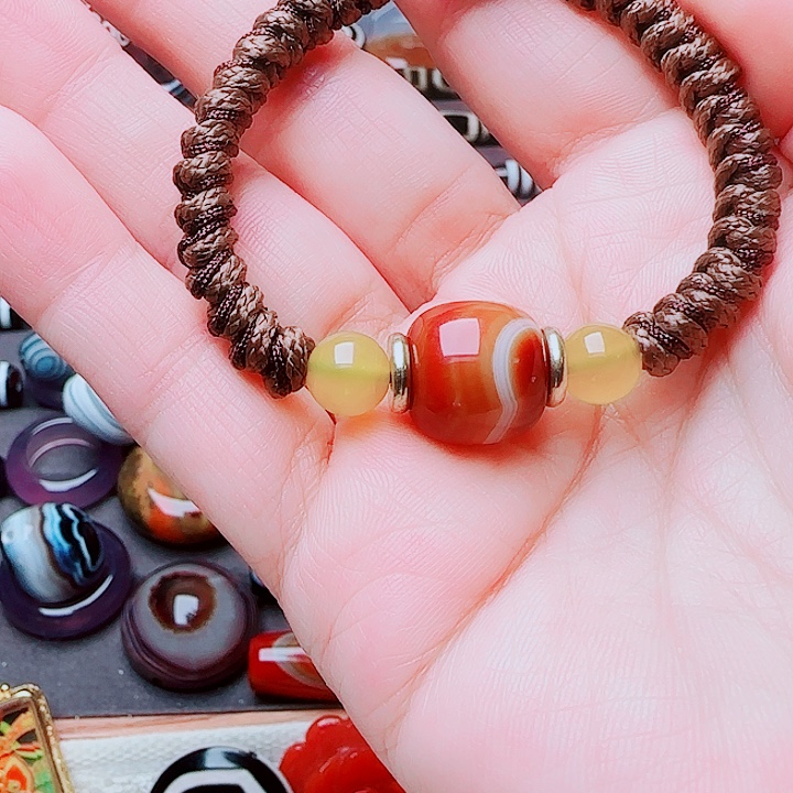 玛瑙/玉髓合金珠宝半成品