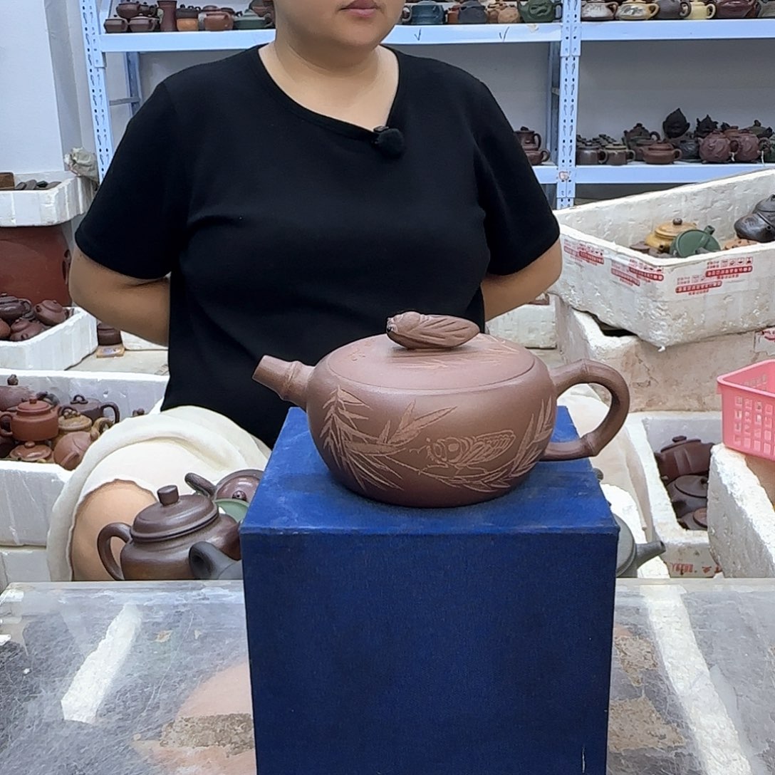 茶壶紫砂宜兴紫砂壶瑕疵处理