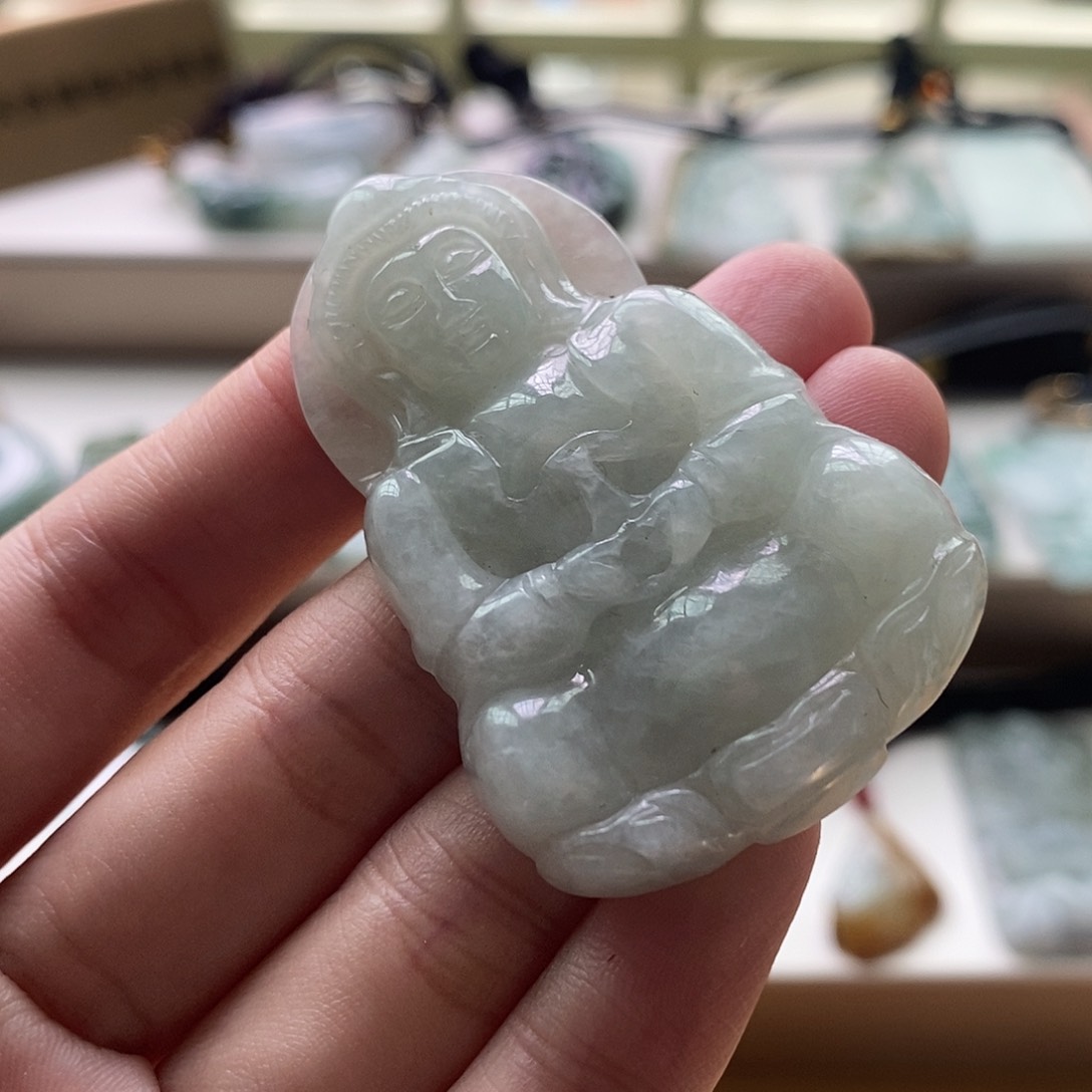 【闪购商品】颈饰未镶嵌翡翠天然缅甸A货翡翠