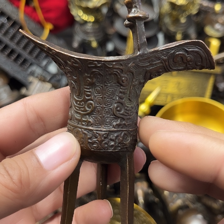 顺顺利利，铜器摆件