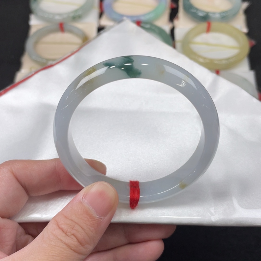 翡翠手镯未镶嵌55.3正圈