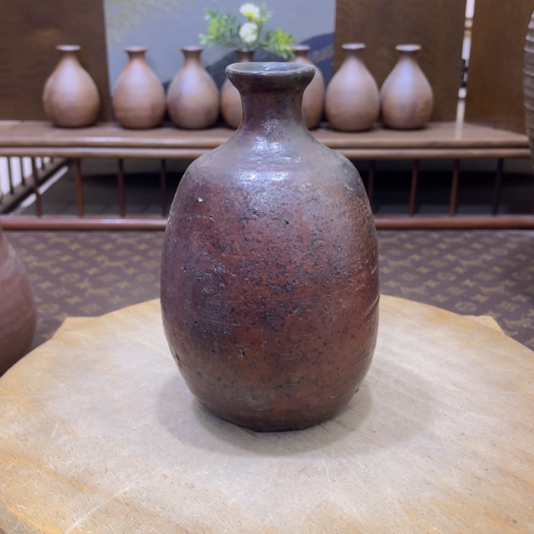 瓶447备前烧备前烧备前烧