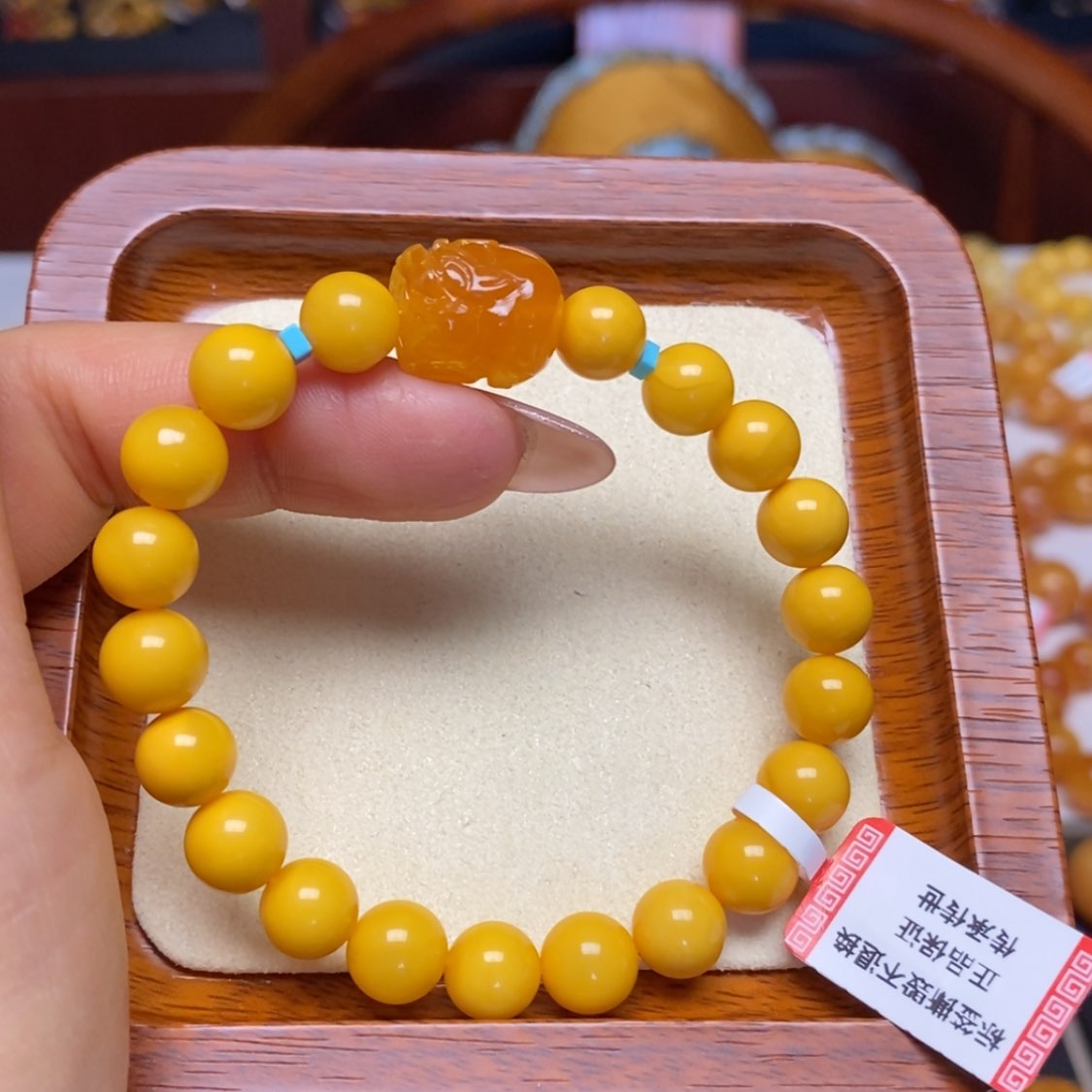 【闪购商品】蜜蜡手链未镶嵌手串