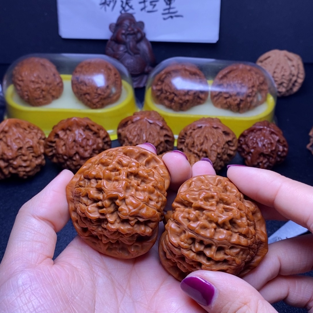 鈴***链吊坠桃核福利核桃