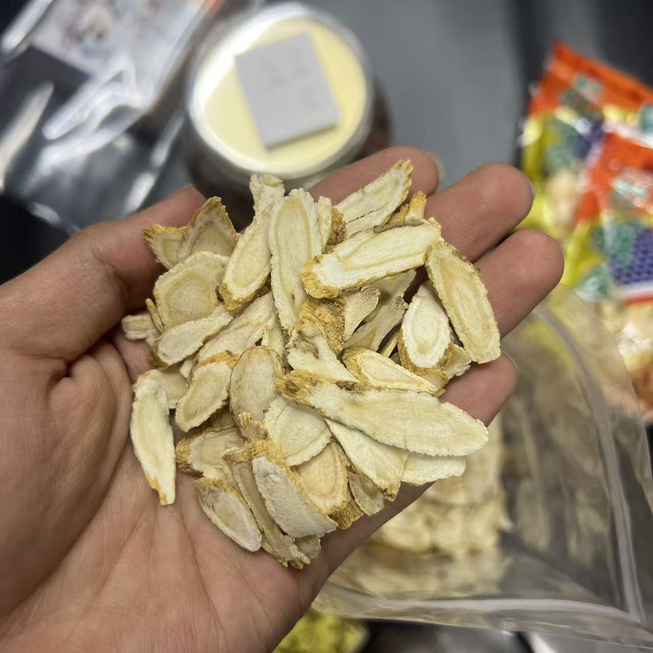 （直播）加拿大02号中大片西洋参片 花旗参片 100克装煮水煲汤