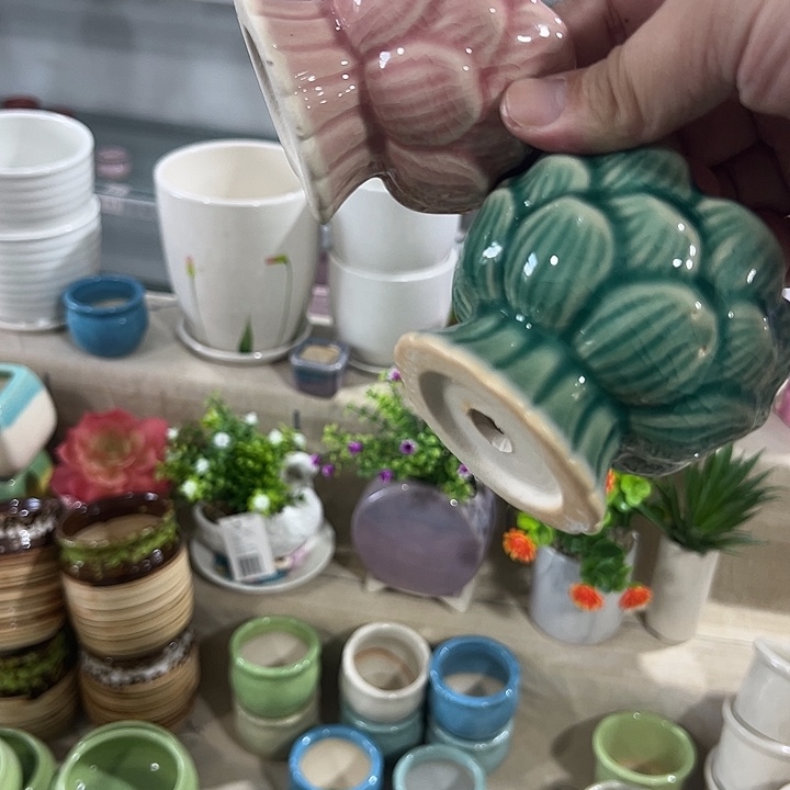 微瑕陶瓷花盆满9.9发