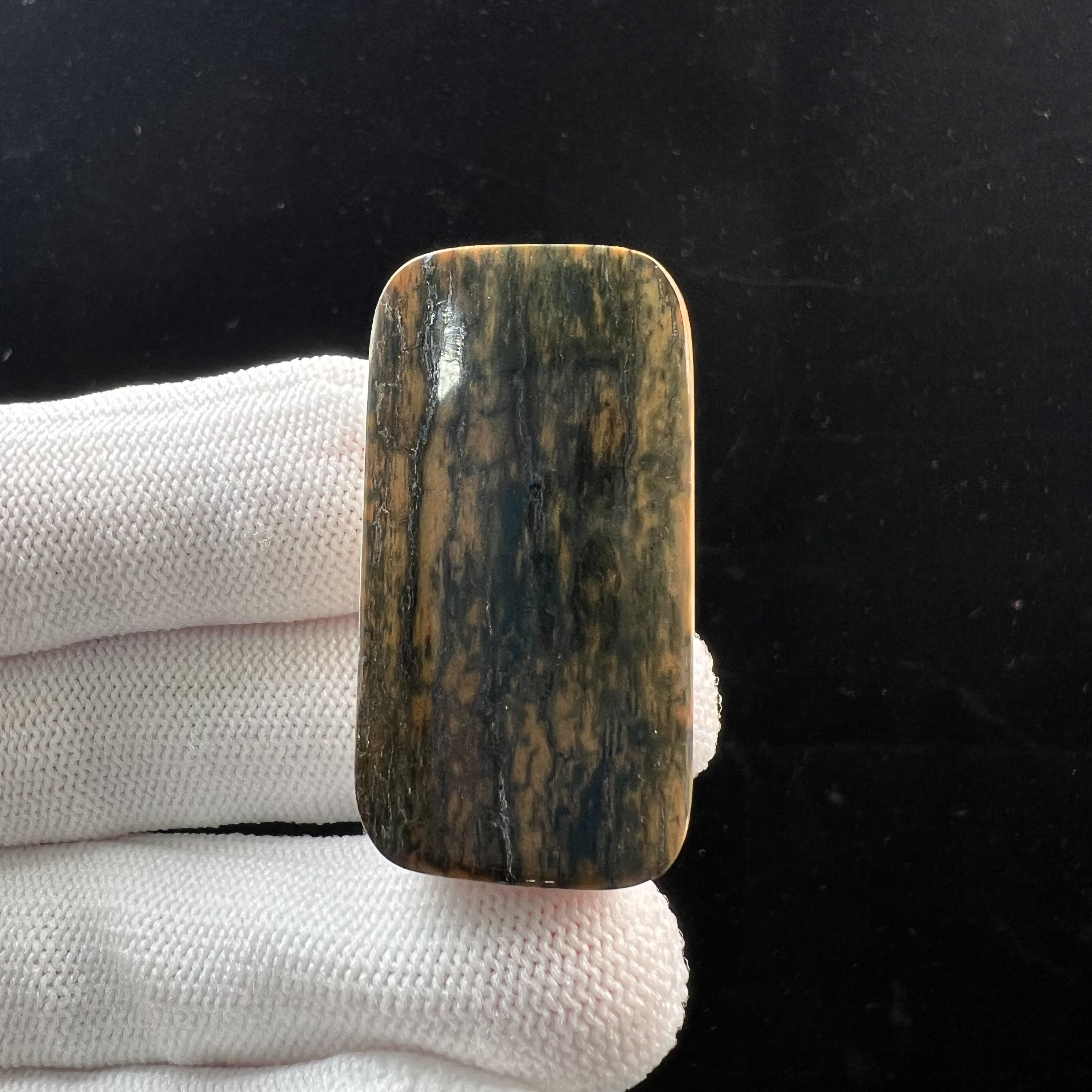 P4529天然猛犸牙 肥皂 无事牌 20*39*11mm支持鉴定 假一罚四