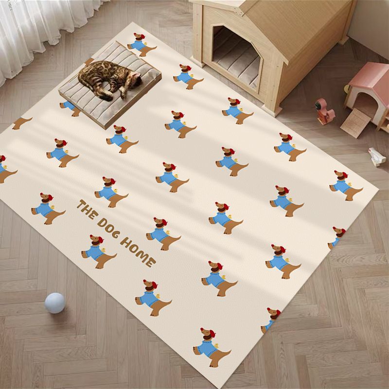 宠物地垫防水防尿pvc养狗专用围栏地毯狗狗猫咪餐垫子防滑狗笼垫