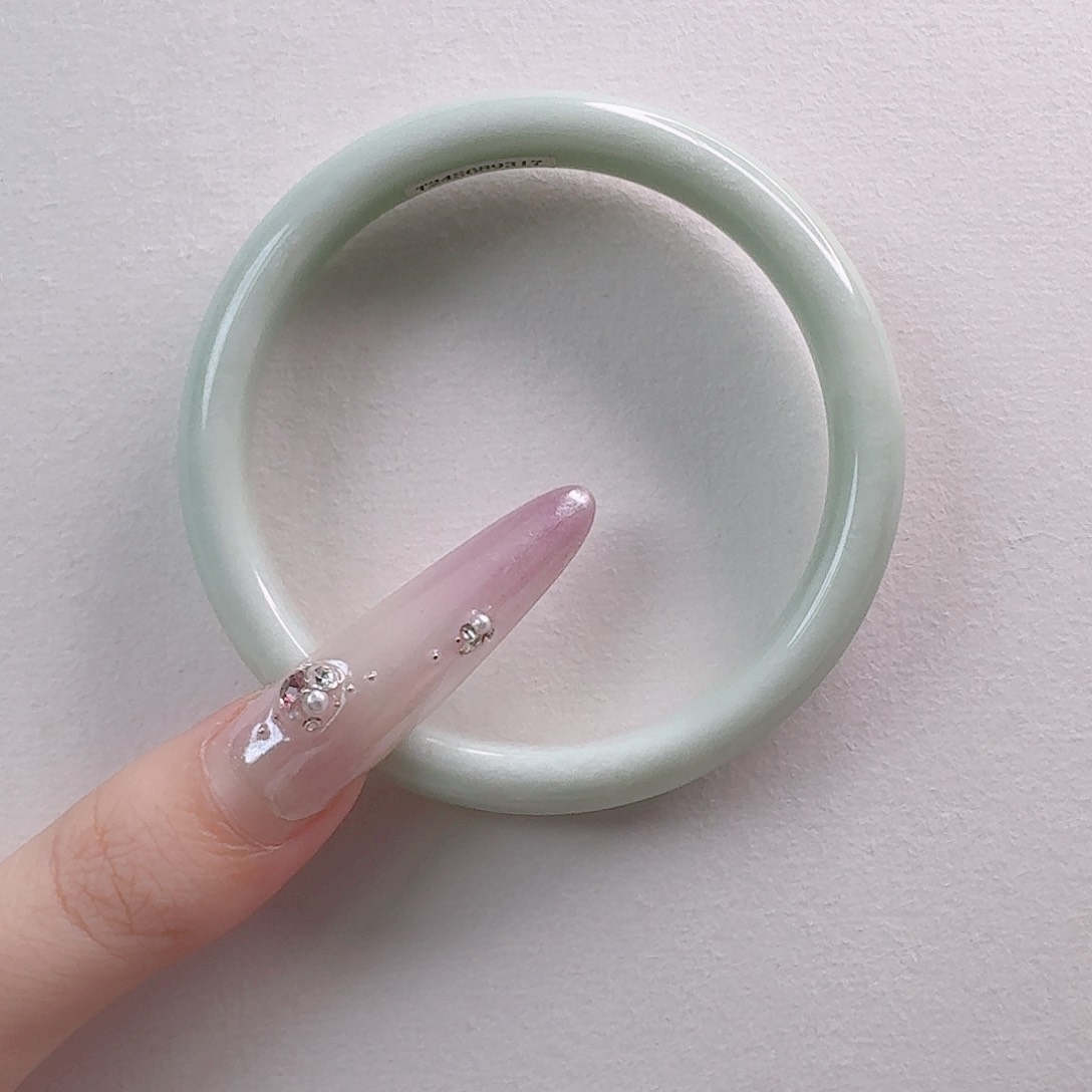 蓝田玉（蛇纹石化大理石玉）手镯未镶嵌