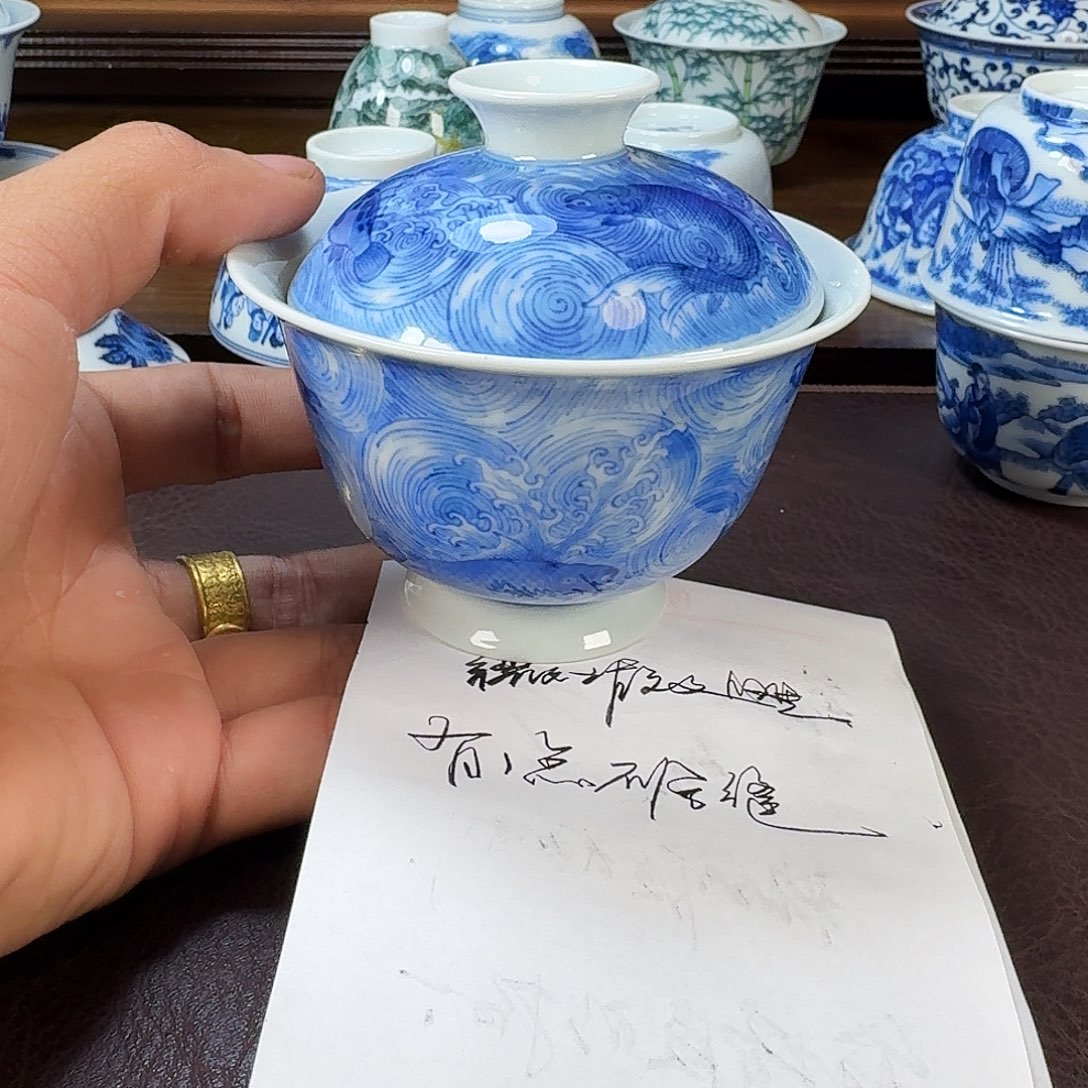 瓷片神*现代景德镇陶瓷手绘茶具