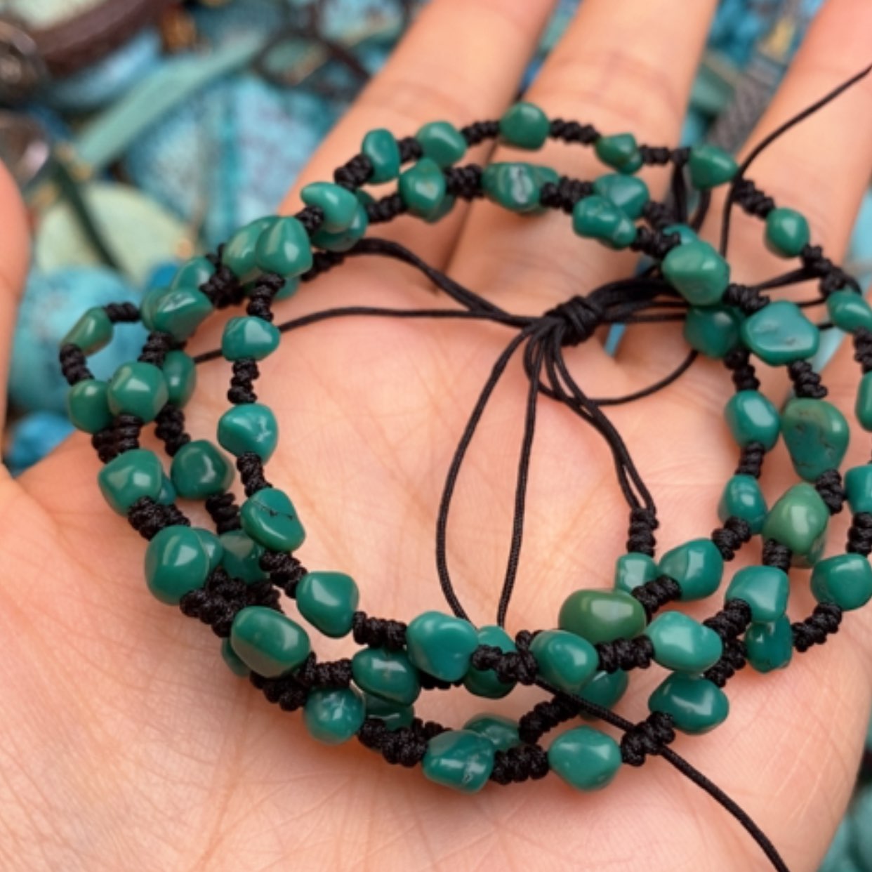 【闪购商品】绿松石珠宝半成品未镶嵌