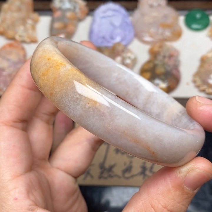 硅化珊瑚（珊瑚玉）手镯未镶嵌61.8