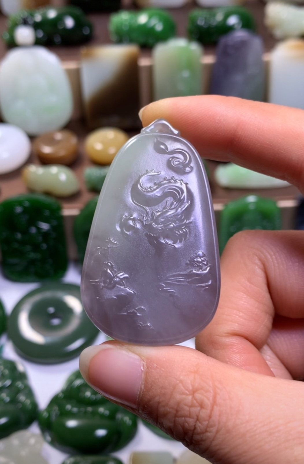 和田玉挂件未镶嵌