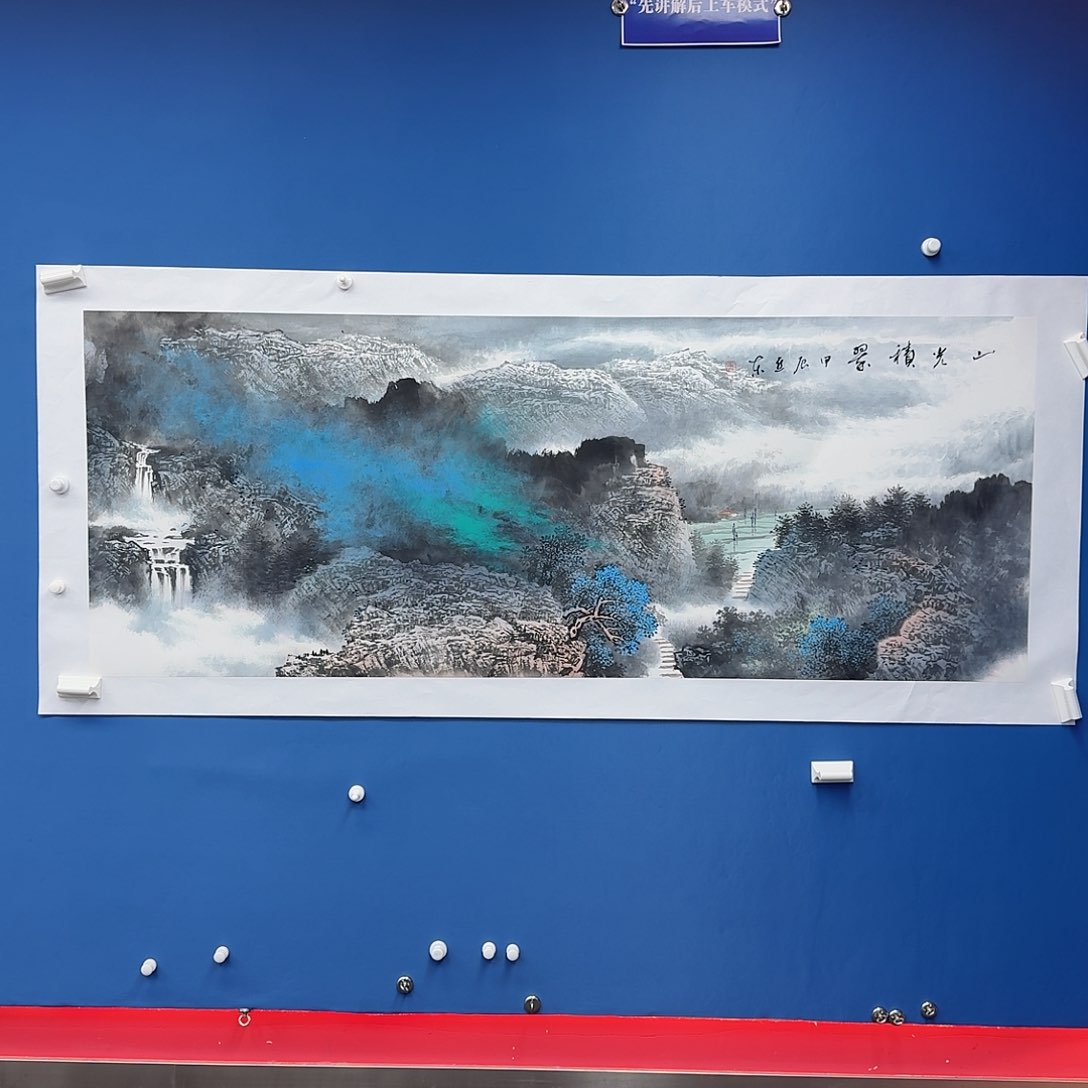 国画多次参加国内外大型