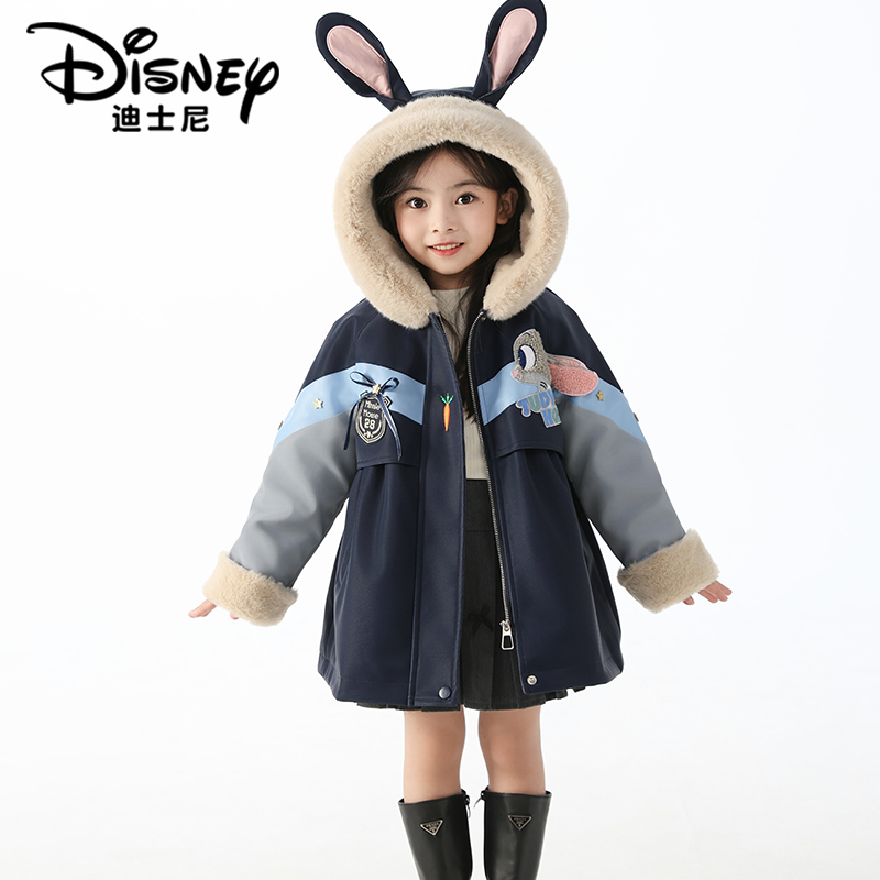 【GZ】编码601疯狂动物城女童秋冬款新款卡通派克服XCR3PJ030