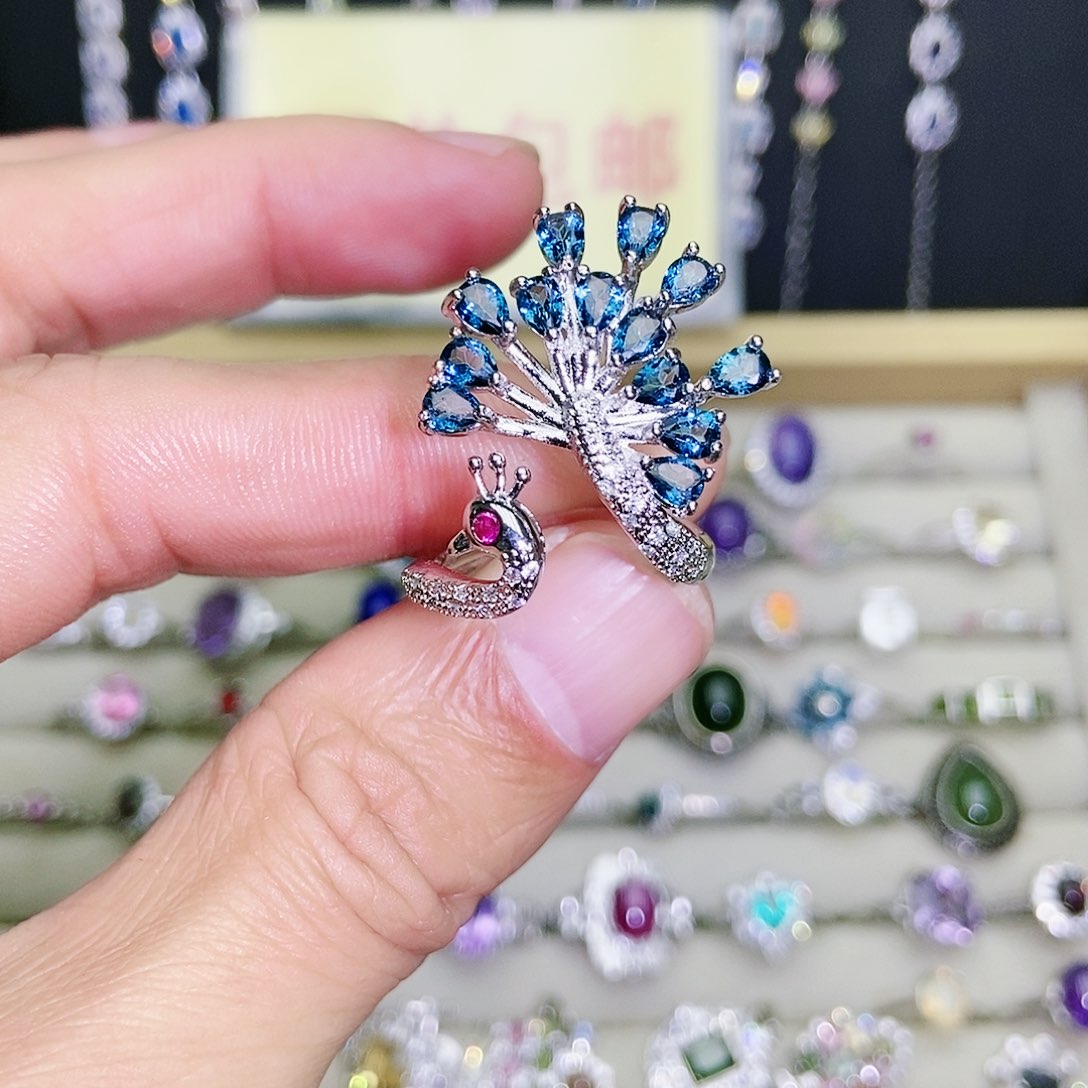 【闪购商品】未镶嵌戒指托帕石