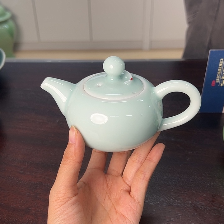 龙泉云间青瓷小米茶器
