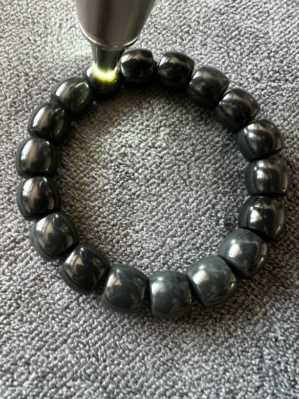 卡12直切精美定制版老型单圈玉手串