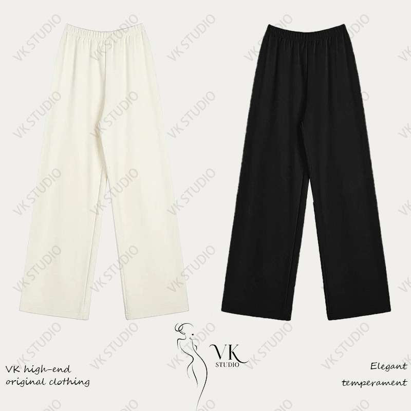 VK Studio【返潮复古】秋新款高腰休闲百搭休闲裤【VK9980】