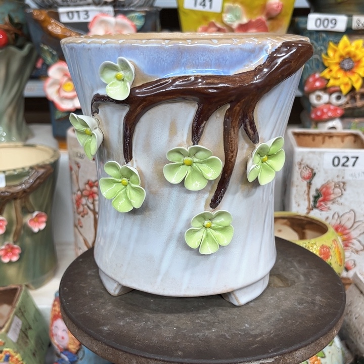 紫砂花盆粗陶材质多肉花盆