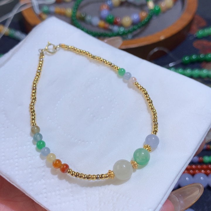 翡翠散珠高冰马卡龙