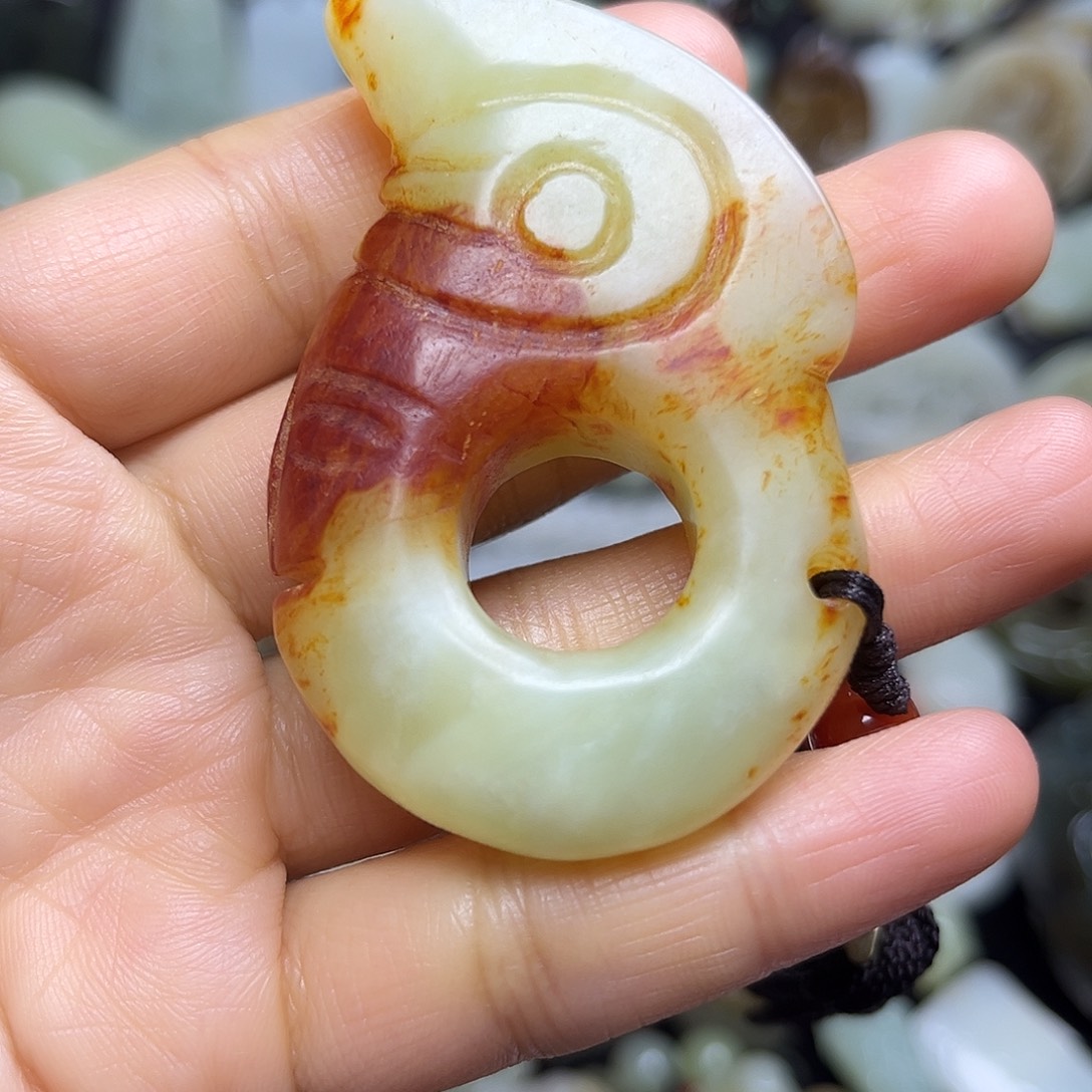 和田玉未镶嵌吊坠(不含链)