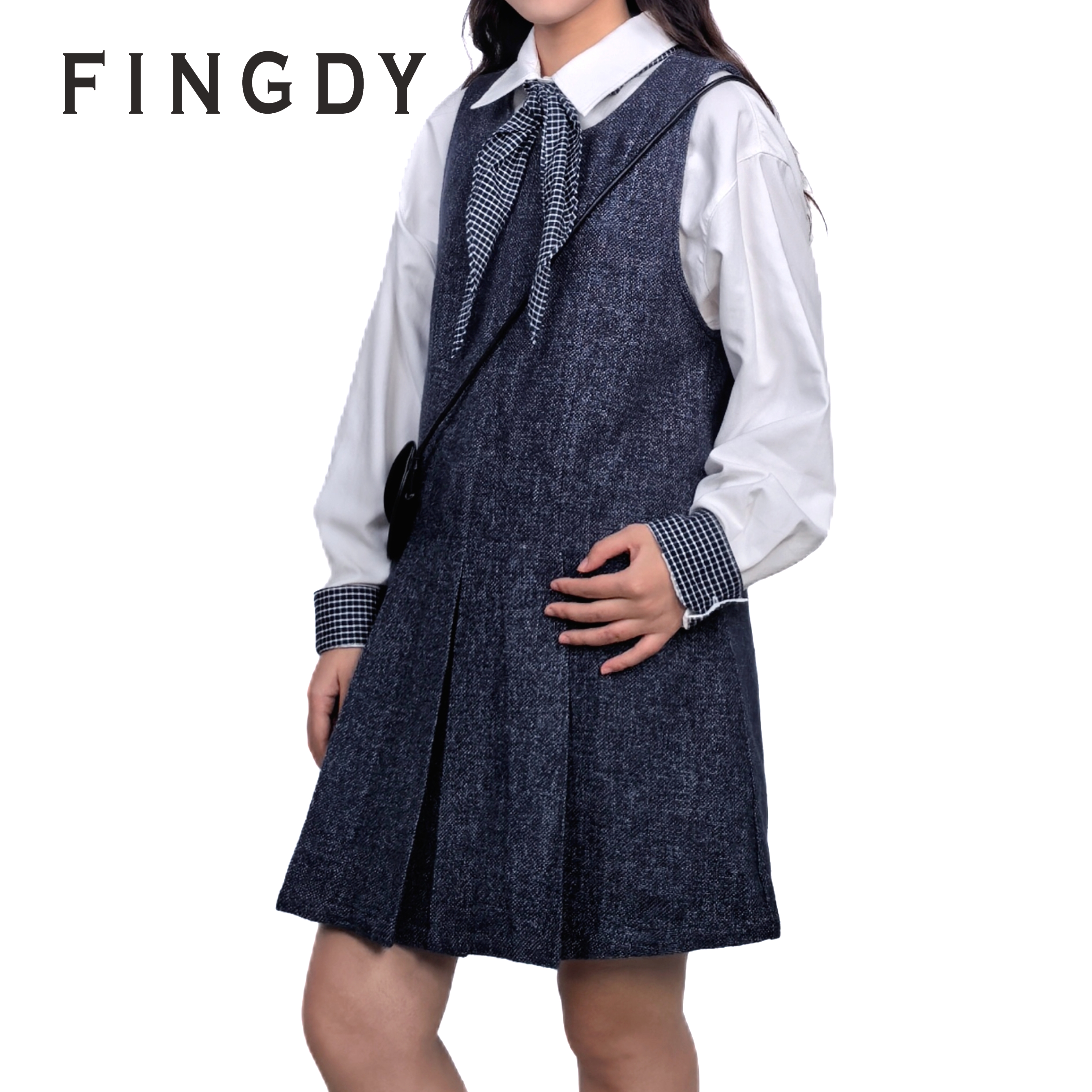 FINGDY短款背心连衣裙5410410-4110