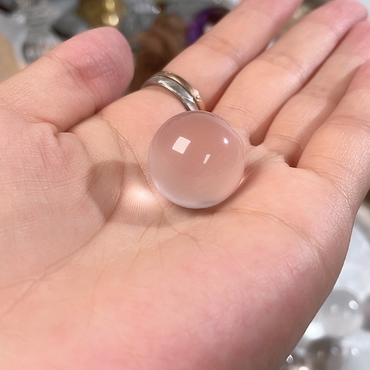 晶簇未镶嵌水晶X****n天然水晶球TT