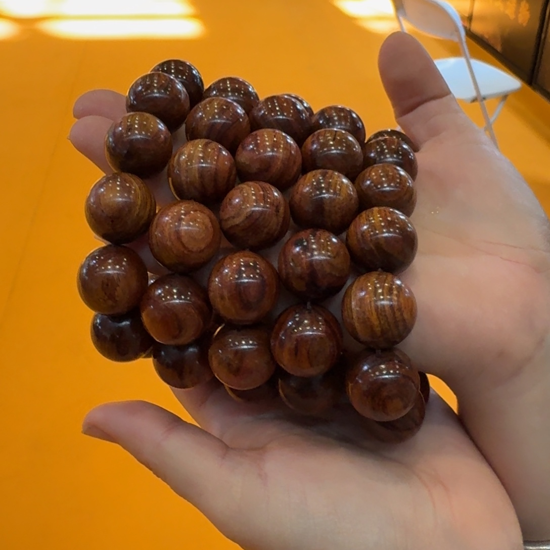 手串/手链黄花梨/降香黄檀2.0规格顺纹干料海黄手串
