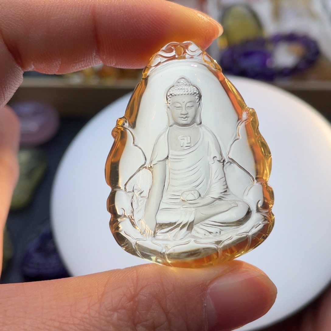 水晶颈饰未镶嵌定制