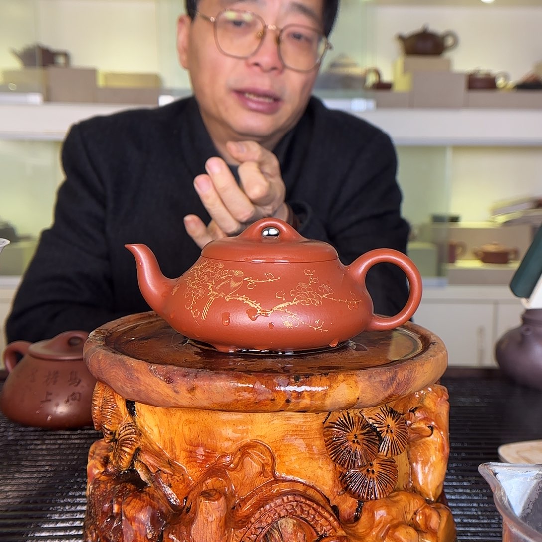 茶壶紫砂吴六君老师紫砂壶300cc